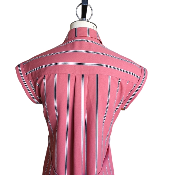 NWOT Express Striped Shirt Style Dress Size XS - Picture 3 of 6